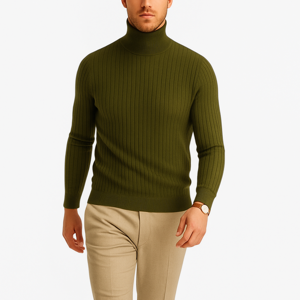 Męski golf | Z wysokim kołnierzem