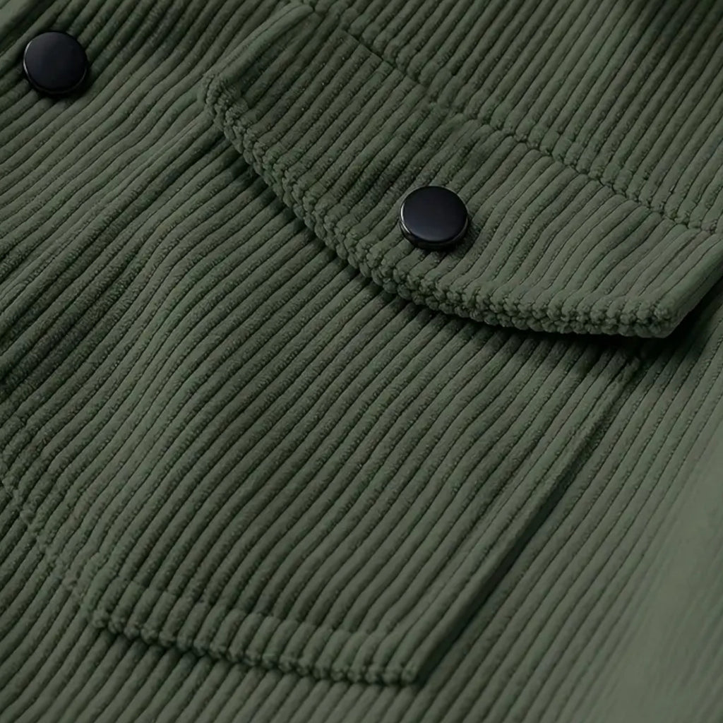 Męska kurtka sztruksowa | Duży rozmiar